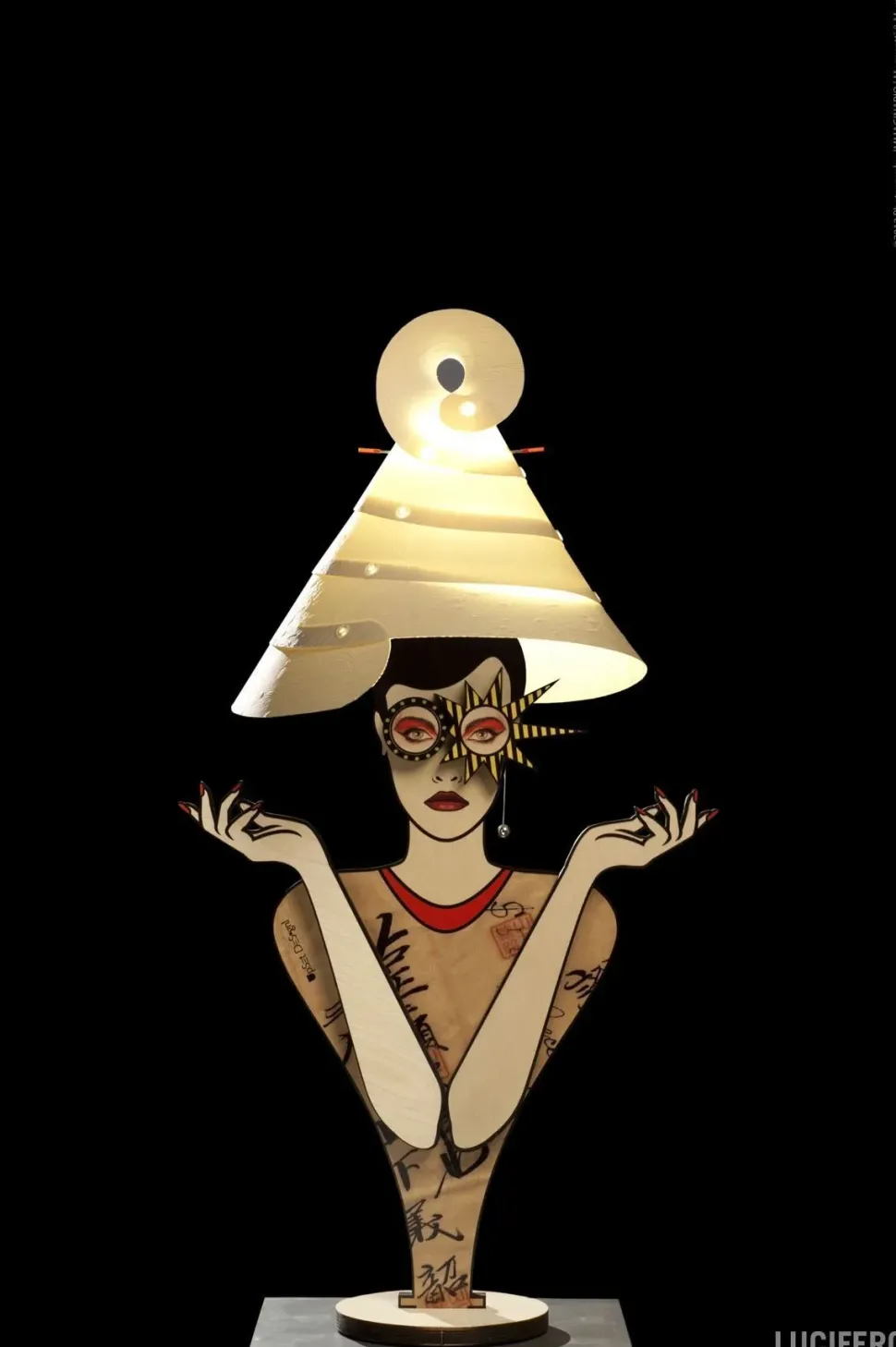 Lampada da tavolo Artigianale Gioia stile Design in offerta