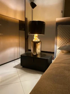 Lampada da tavolo Artigianale Alesia Ambra a prezzi outlet