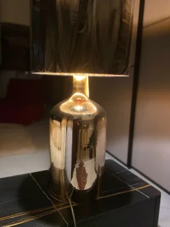 Lampada da tavolo Artigianale Alesia Ambra a prezzi outlet