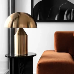 Lampada da tavolo Atollo 439 oro  O-luce in Offerta Outlet