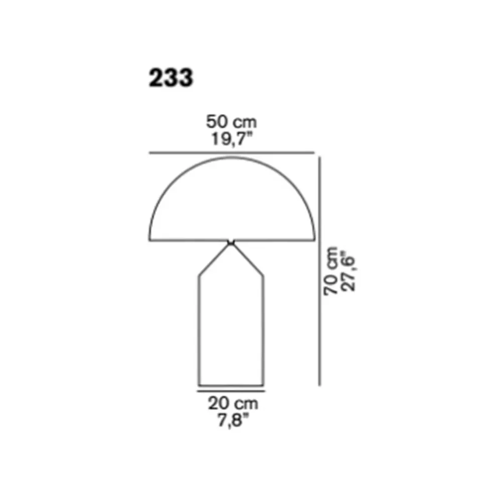 Lampada da tavolo Atollo 433 oro O-luce a prezzo scontato