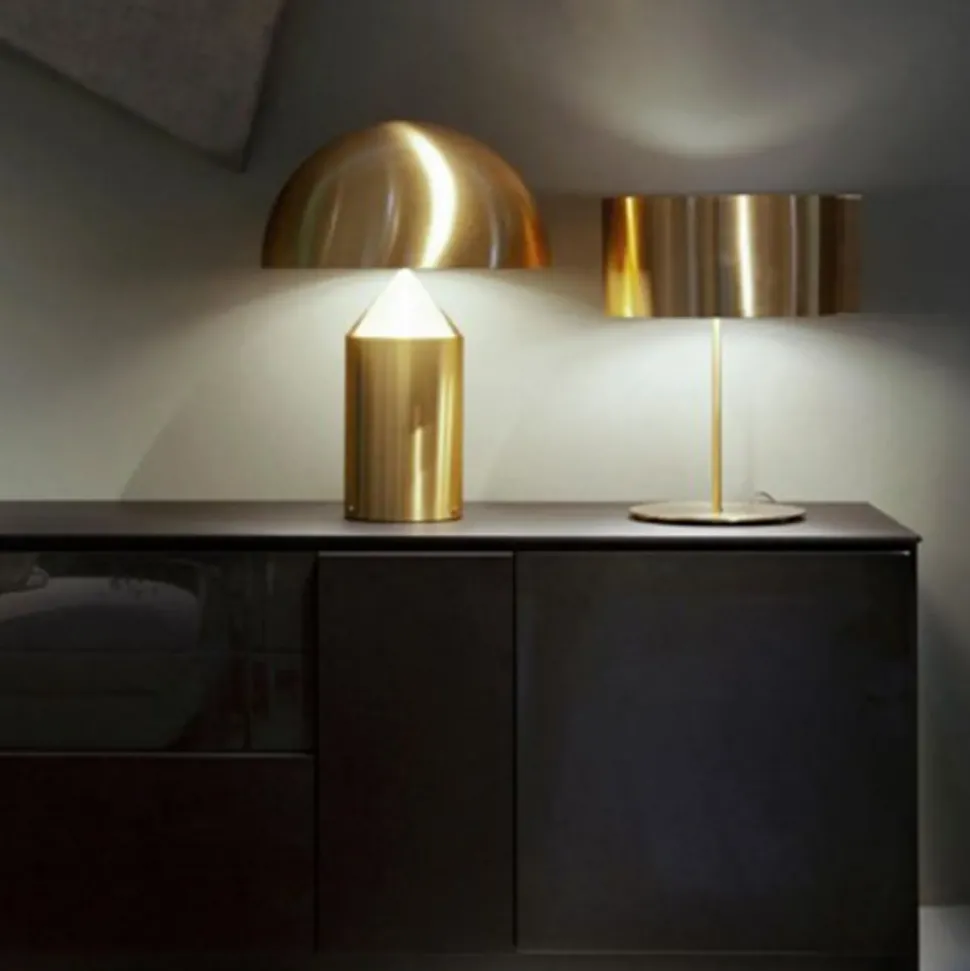 Lampada da tavolo Atollo 433 oro O-luce a prezzo scontato
