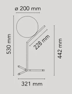 Lampada da tavolo Ic t1 high Flos a prezzo Outlet