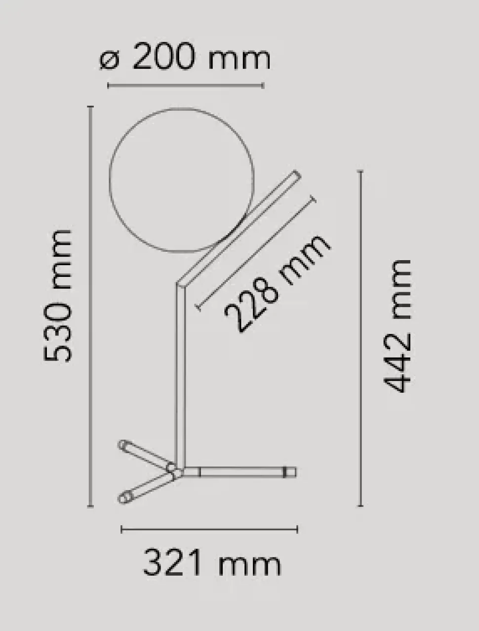 Lampada da tavolo Ic t1 high Flos a prezzo Outlet