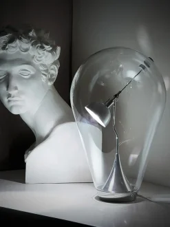 Lampada da tavolo in cristallo Blow Studio italia design in Offerta Outlet