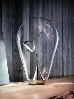 Lampada da tavolo in cristallo Blow Studio italia design in Offerta Outlet