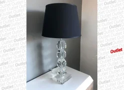 Lampada da tavolo in tessuto Paralume da tavolo Collezione esclusiva a prezzo Outlet