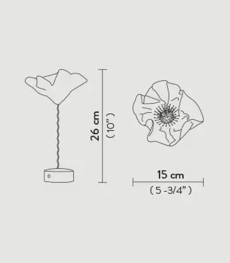 Lampada da tavolo Lafleur Slamp in Offerta Outlet. Un must per arredatori!