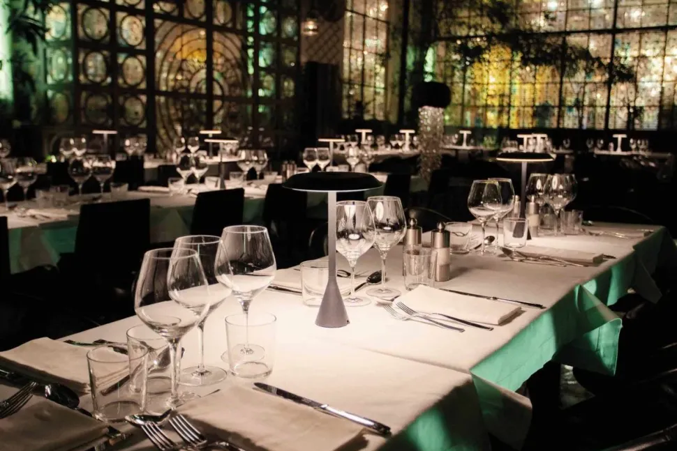 Lampada da tavolo Panama mini led battery Nemo a prezzo Outlet