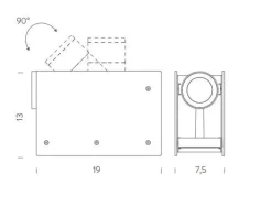 Lampada da tavolo Plint battery mini Nemo a prezzo scontato