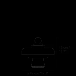 Lampada da tavolo Regina Fontana, arte a prezzo Outlet.