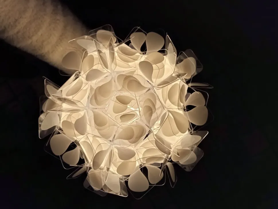 Lampada da tavolo Slamp Clizia battery Bianco con forte sconto