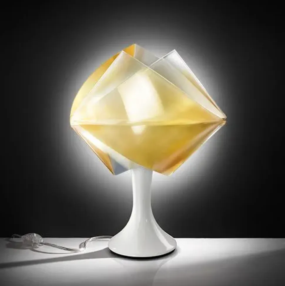 Lampada da tavolo stile Moderno Gemmy giallo prismato Slamp in offerta