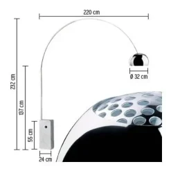 Lampada da terra Arco led Flos in Offerta Outlet