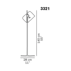 Lampada da terra Coupè 3321 O-luce in Offerta Outlet