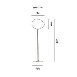 Lampada da terra Gregg  Foscarini a prezzo Outlet