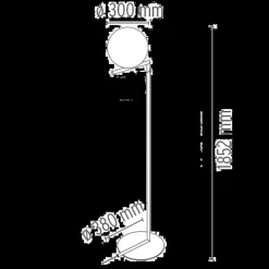 Lampada da terra Ic f2 outdoor Flos a prezzo Outlet