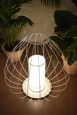 Lampada da terra Karman Cell Bianco con forte sconto