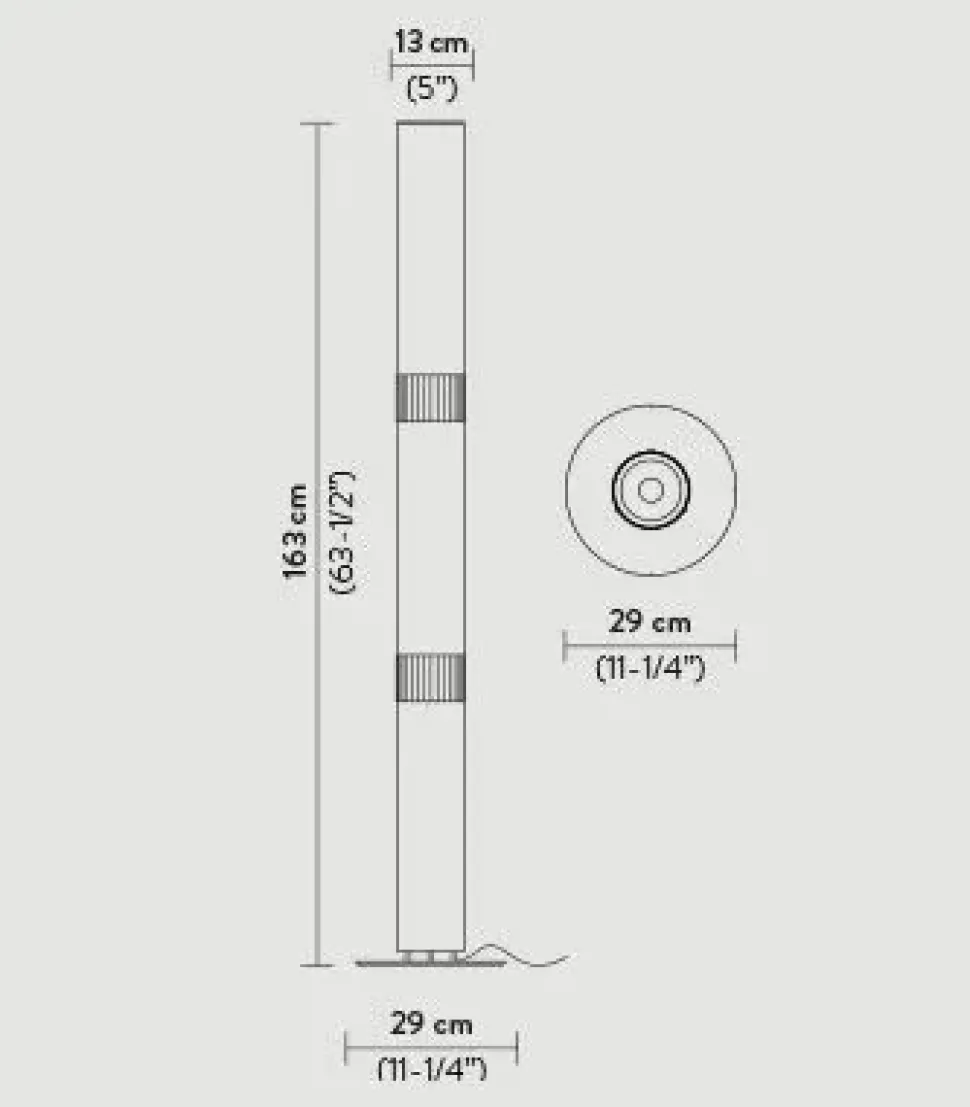 Lampada da terra La lollo floor Slamp a prezzo Outlet