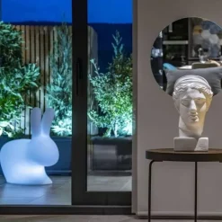 Lampada da terra Lampada rabbit con led ricaricabile Qeeboo a prezzo scontato