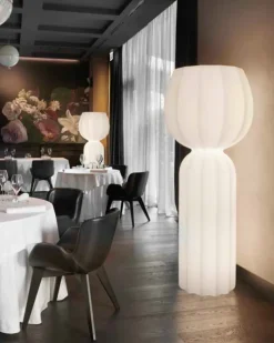 Lampada da terra Md work Cristal sl Bianco con forte sconto