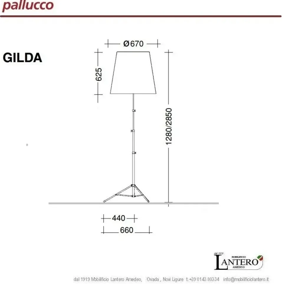 Lampada da terra Pallucco Lampada da terra gilda juta design pallucco stile Moderno a prezzi convenienti