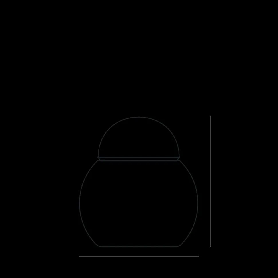 Lampada Daruma grande, Fontana Arte scontata.