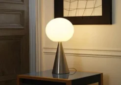 Lampada Fontana Arte in OFFERTA OUTLET, finitura nichel.