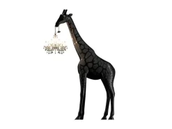 Lampada Giraffe in love  design bianco  Artigianale in OFFERTA OUTLET