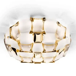 Lampada Mida medium gold plafoniera Slamp in OFFERTA OUTLET
