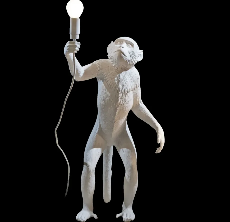 Lampada Seletti Monkey lamp white a PREZZI OUTLET