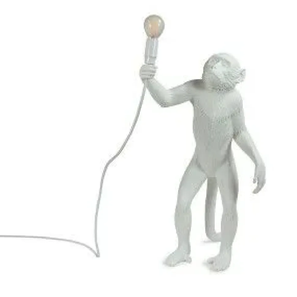 Lampada Seletti Monkey lamp white a PREZZI OUTLET