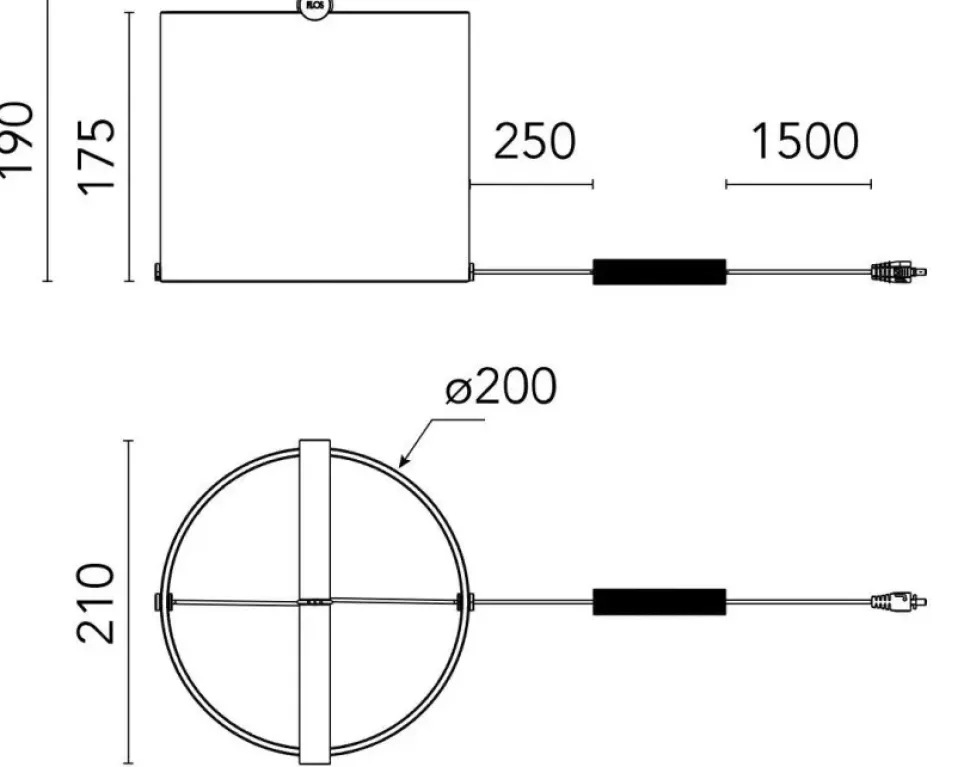 Lampada To tie t1 Flos in OFFERTA OUTLET