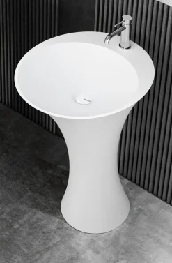 Lavabo in Solid surface modello Hilton next 01 a marchio Mastella a prezzi outlet