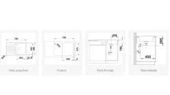 Lavello Lantos Blanco ad un prezzo mai così conveniente