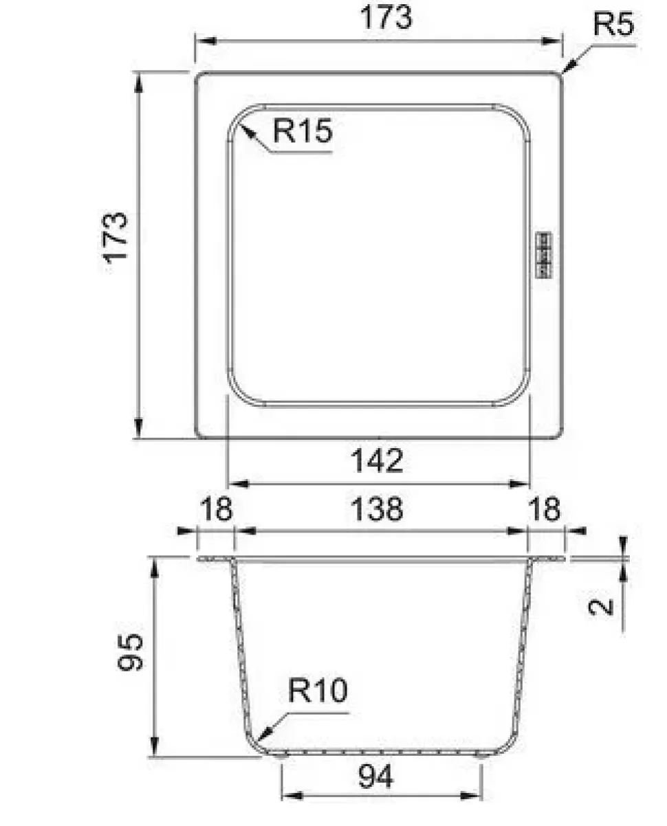 Lavello modello All-in a marchio Franke scontato