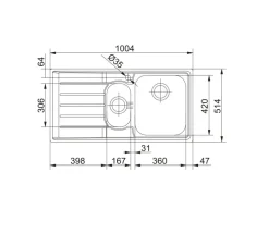 Lavello Nex 251 Franke ad un prezzo mai così piccolo