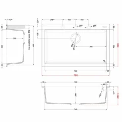 Lavello Quadra 130 incasso Elleci ad un prezzo mai così vantaggioso