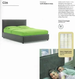 LETTO Capri gin emily Noctis a PREZZI OUTLET