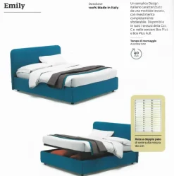 LETTO Capri gin emily Noctis a PREZZI OUTLET