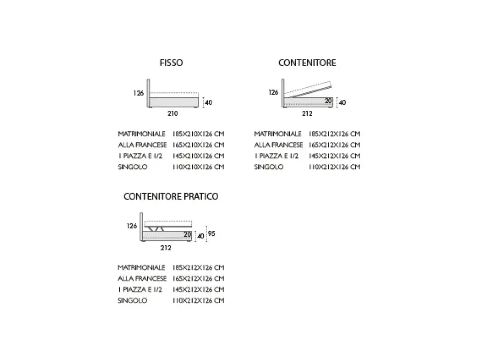 Letto Casablanca Nefi SCONTATO 50%
