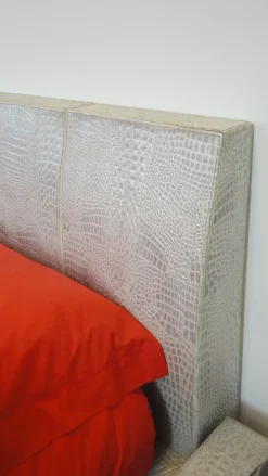 Letto Castagnetti Coccodrillo Matrimoniale Moderno Legno