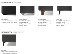 Letto classico con giroletto Novel lux lift * Samoa a prezzo ribassato