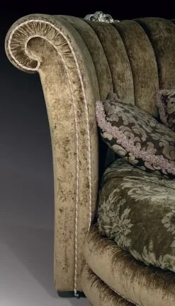 Letto classico con giroletto Letto principe luxury italia Md work a prezzo scontato