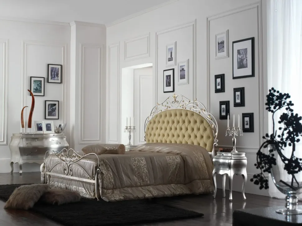 Letto classico con giroletto Angelica * Florentia bed a prezzo scontato