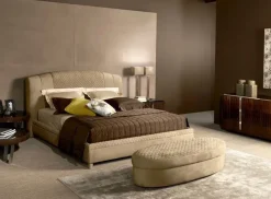 Letto classico Letto luxury in pelle Md work con un ribasso del 30%