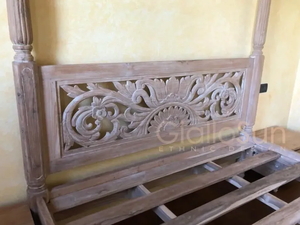 Letto classico Oriente Outlet etnico scontato 31%