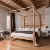 Letto Country- chic in teak massello di Outlet etnico scontato del 22%