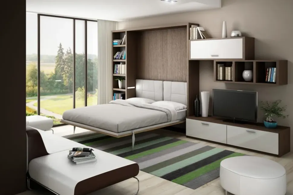 Letto design a scomparsa Letto a scomparsa sity2 matrimoniale Artigianale a prezzo ribassato