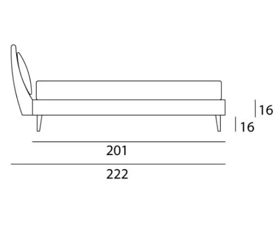Letto design Apus Cosmoletti con uno sconto esclusivo